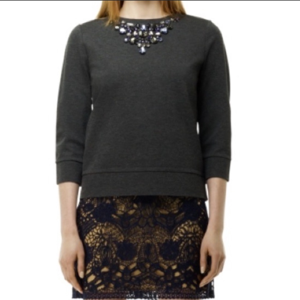 Club Monaco Jeweled Sweater
